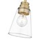 Z-Lite Annora 1 Light Mini Pendant, Olde Brass & Clear 428MP-OBR - alternate 4